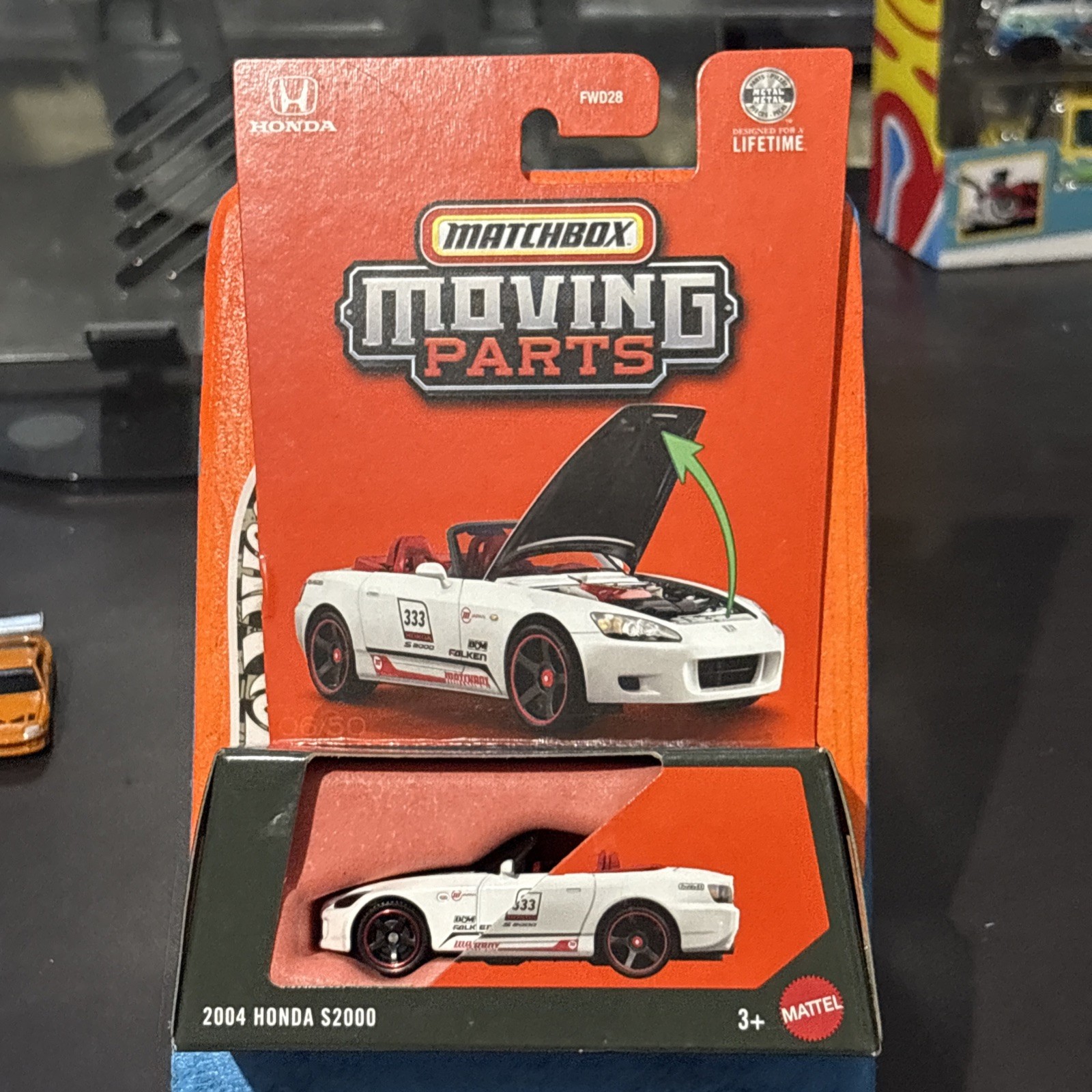 Matchbox 2022 Moving Parts 2004 Honda S2000