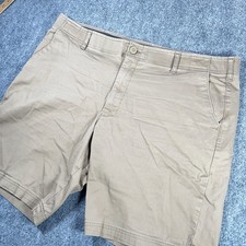 Lee Shorts Mens 42 X 10 Beige Extreme Comfort Stretch Waist
