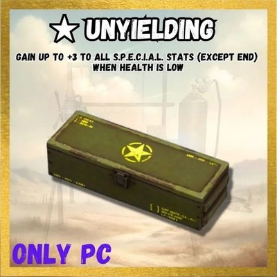 FALLOUT 76 PC Unyielding Legendary Mods x5
