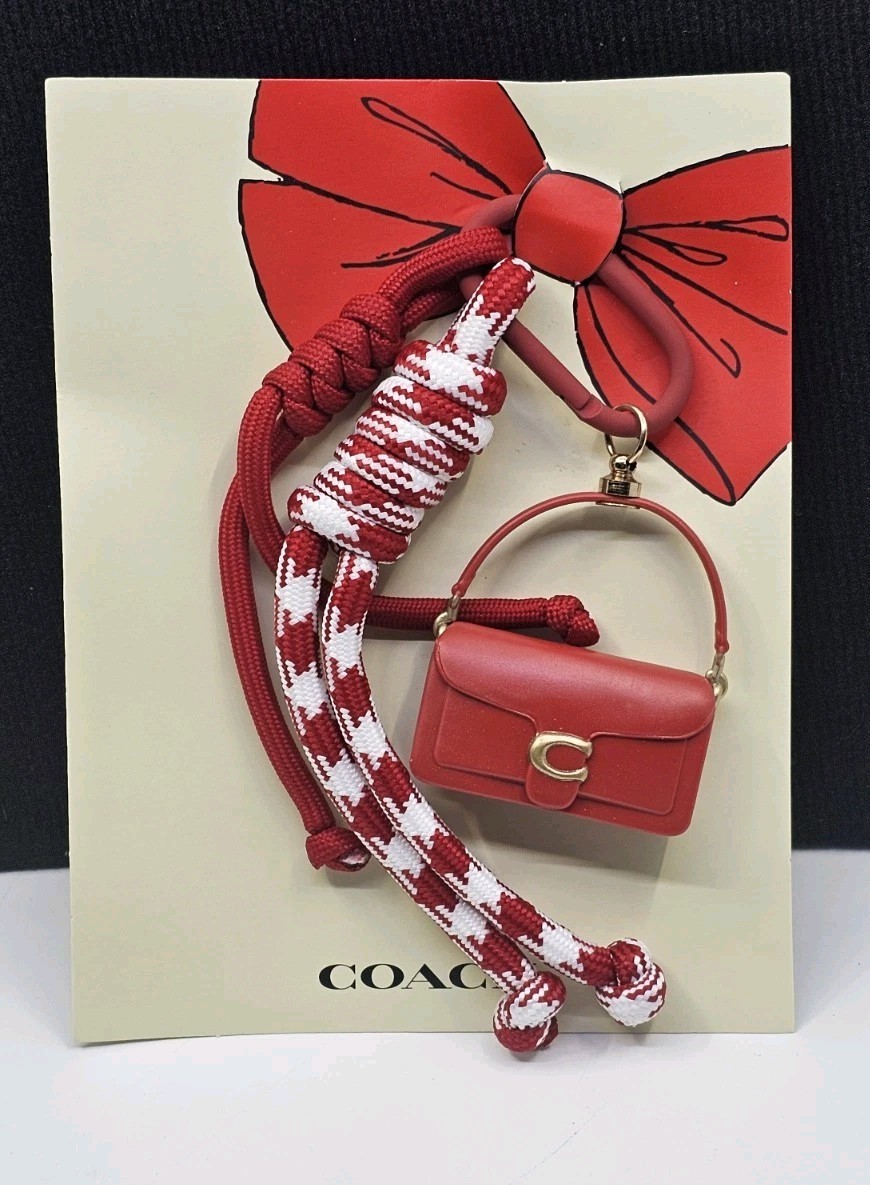 Limited Edition Coach Bag Charm Keychain