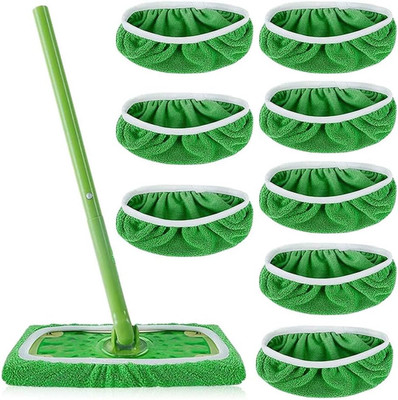 8 Stück Tücher Wiederverwendbare für Sweeper Mop,Nass- und Trockengebrauch,für S