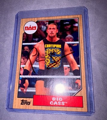 Big Cass Wwe Autograph Topps Raw Era Enzo Amore Certified G #13 ￼