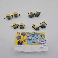 Lot of 8  Mini Minions Figures Toys - See Photos