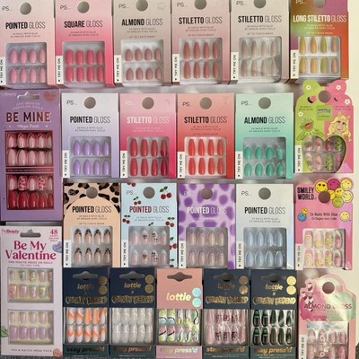 PS PRIMARK Primark False Press on Nails Stick on Nails - Many Styles Available Take a look
