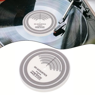 Genaue Drehzahlmessung Strobe Disk für Plattenspieler und optimale Vinyl-Wiedergabe
