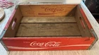 Vintage 1970s Coca-Cola Coke Wooden Soda Pop Crate – Rustic Decor 1977