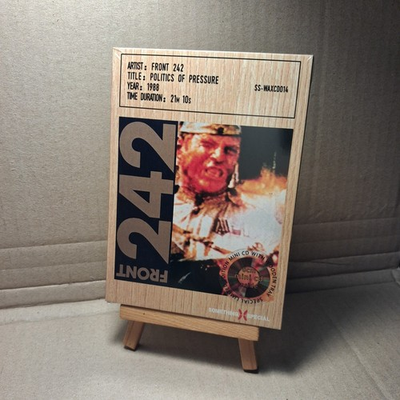 #ad Front 242 Politics Of Pressure Wood Box Mini CD SEALED $24.99