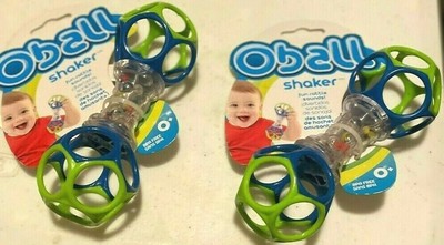 Toys KIDSII Oball Shaker Rattle Toy Ages Newborn & UP ( 2) 0+ Brand New