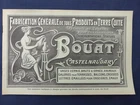Old catalogue BOUAT Castelnaudary terracotta products vases animals enamels