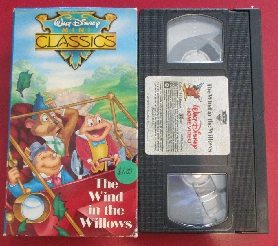 Disney Classics: The Wind in the Willows (VHS 1996) - Image 3 of 3
