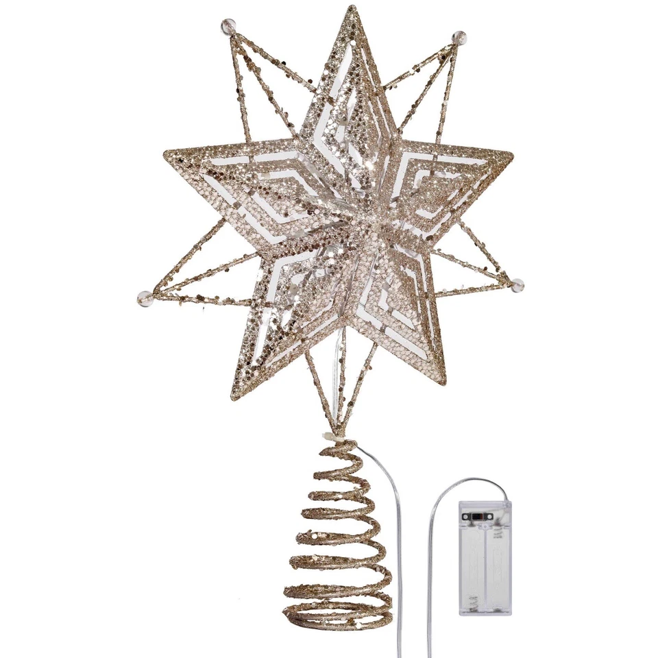 LED Christmas tree topper star - Image 4 of 4