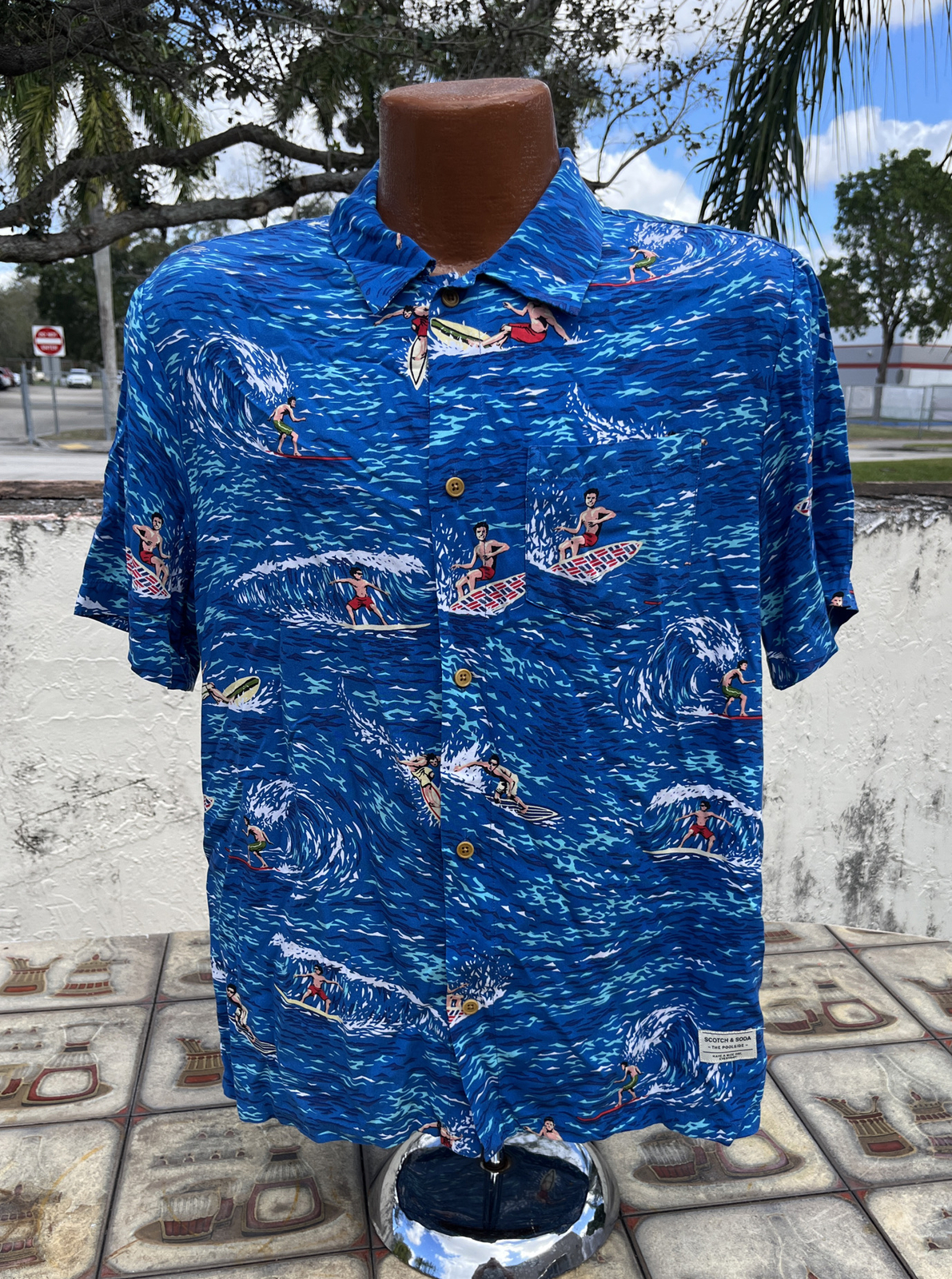 scotch and soda aloha shirt