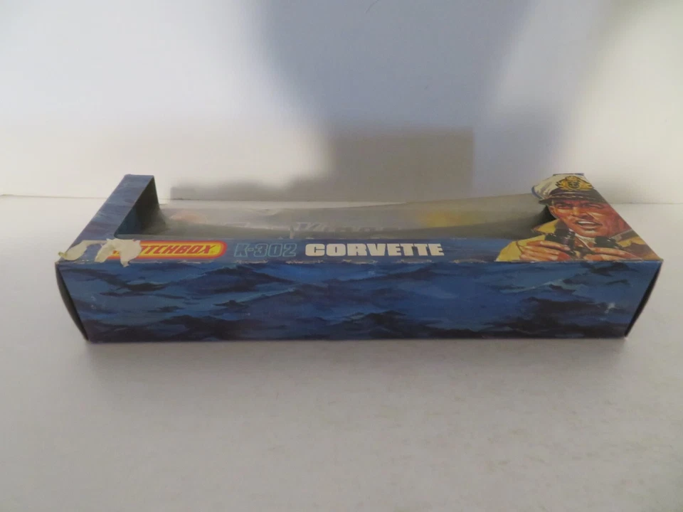 Matchbox Sea Kings K-302 Corvette Navy Ship 1975 sin usar, en caja Foto 4 de 4