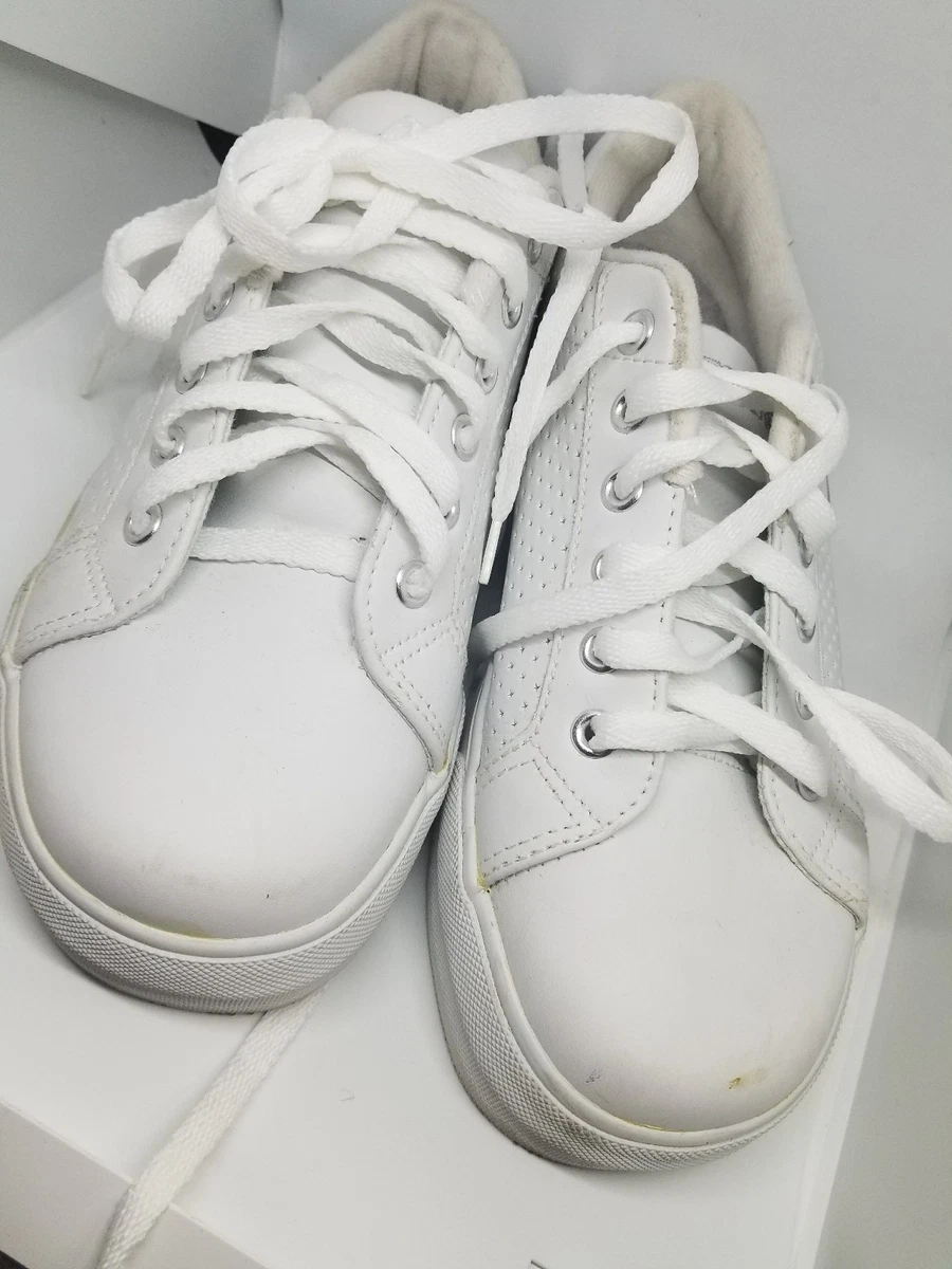 White skechers cheap platform sneakers