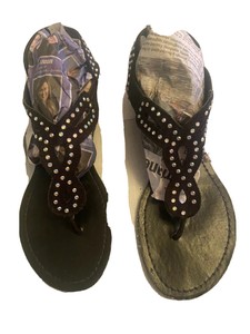 madden girl rhinestone sandals