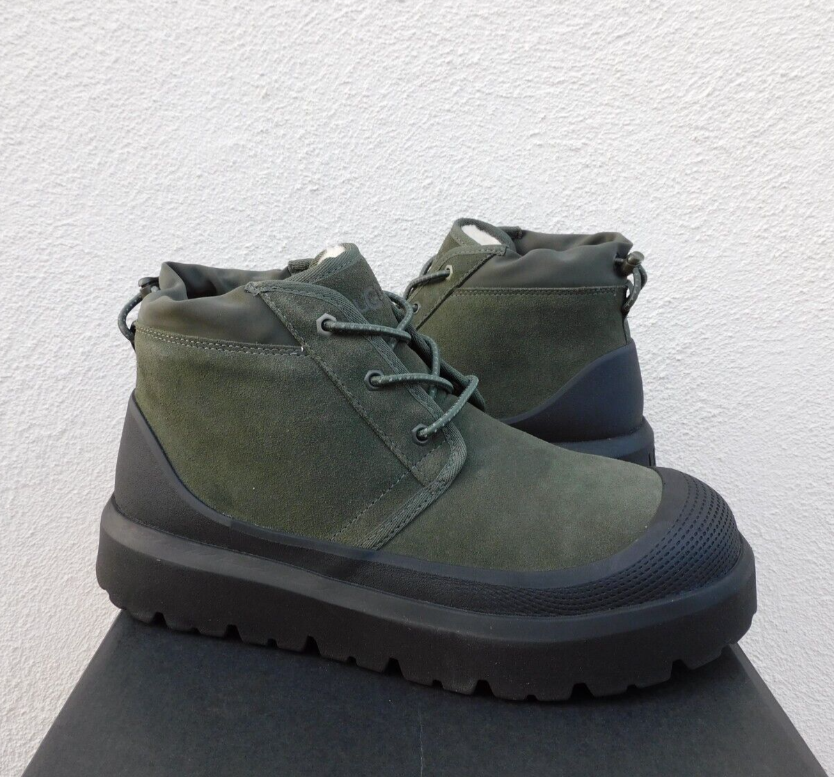 UGG NEUMEL WEATHER HYBRID WATERPROOF SUEDE/ WOOL ANKLE BOOTS UGG NEUMEL WEATHER HYBRID WATERPROOF SUEDE/ WOOL ANKLE BOOTS