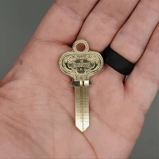 2x Russwin 852R Key Blanks Ornate Scarce 852 Keyway Nickel Silver 5 Pin NOS