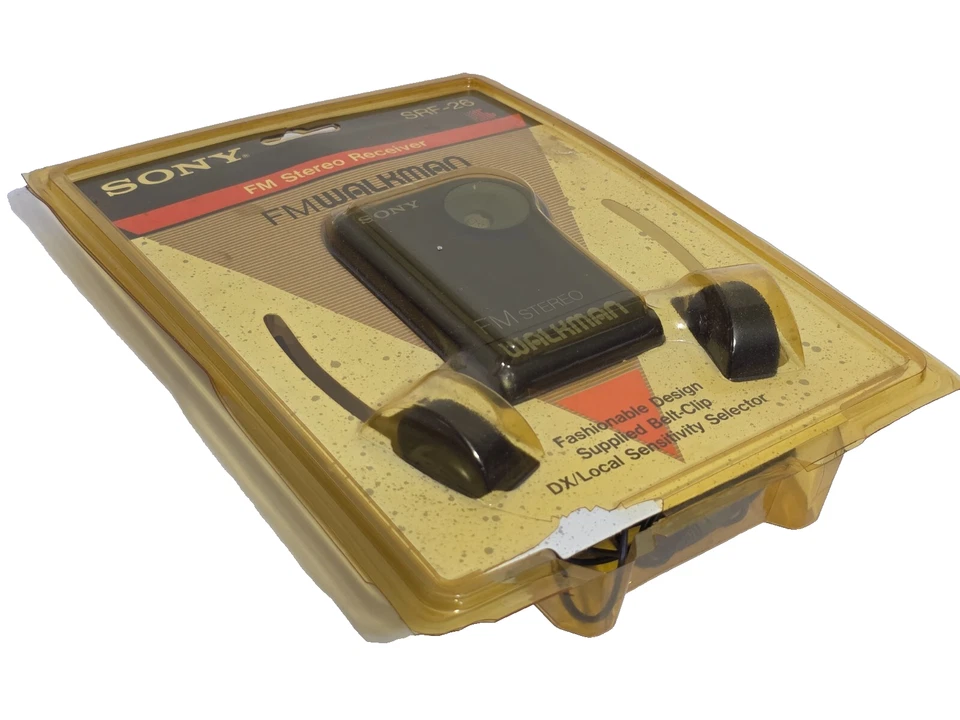 Vintage SONY AM/FM Stereo Receiver WALKMAN SRF-26 - Image 3 of 4