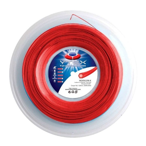 [KIZUNA] Z63X 200m レッド KIZUNA Z63X Badminton String Racquet Racket String 0.63mm 200m
