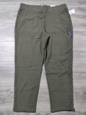 Lands End Pajamas Adult Large 14-16 Green Pajama Lounge Pant PJs Womens