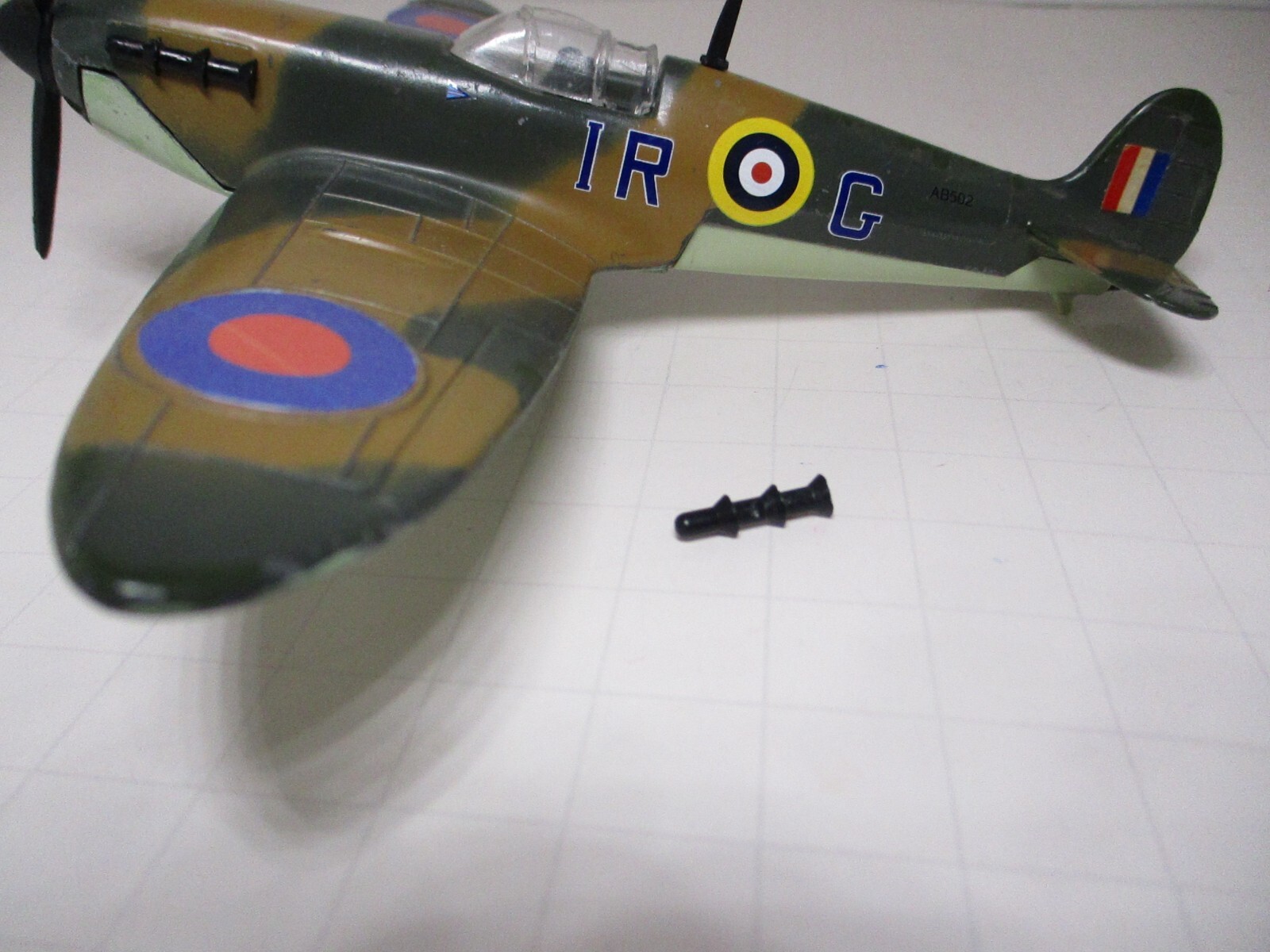 DINKY TOYS REPLACEMENT BLACK PLASTIC EXHAUST PORTS 719 SPITFIRE eBay