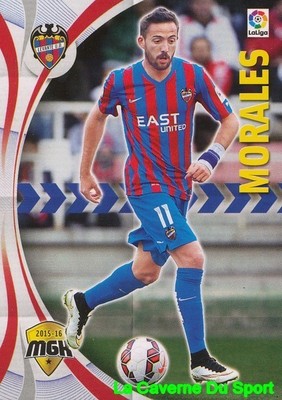 311 MORALES # ESPANA LEVANTE UD CARD MGK LIGA 2016 PANINI