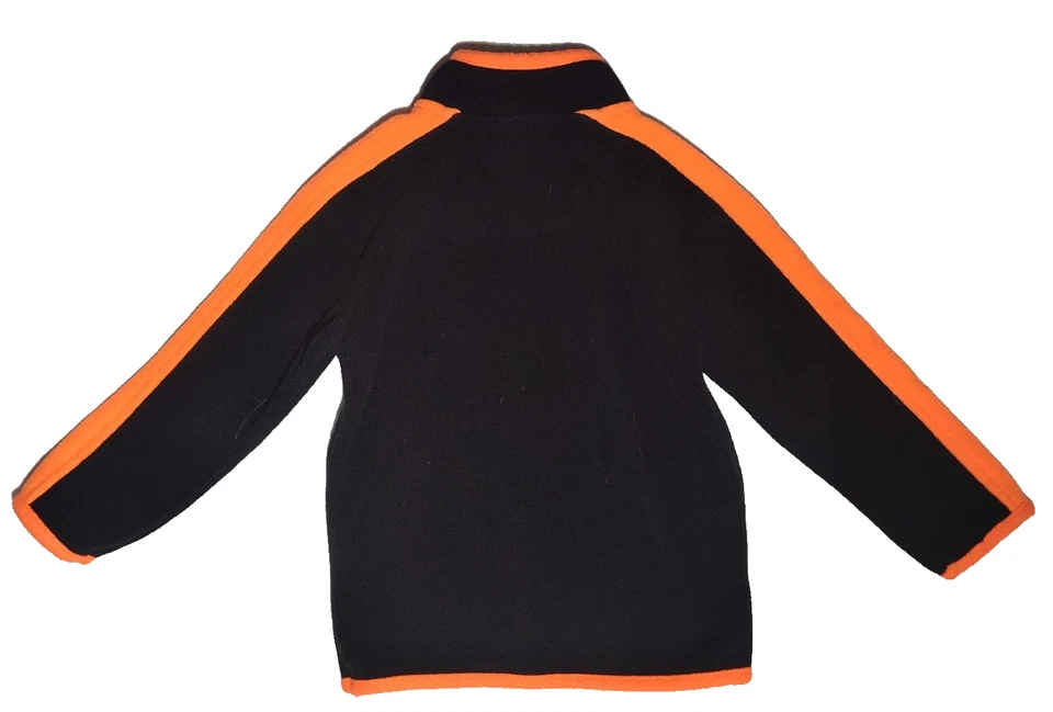 Sudadera pulóver polar Harley Davidson para niños pequeños 4T negra naranja Foto 2 de 3