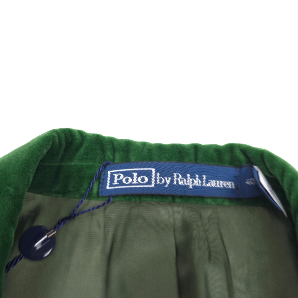 $798 Polo Ralph Lauren Verde Fairbanks Terciopelo Chaqueta Formal Para Hombres Talla 38R Foto 4 de 4