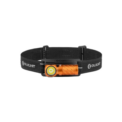 Olight Perun 3 Mini Orange CW Headlamp & Flashlight, Red & White Light, 1250 Lum