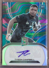 2021 PANINI SPECTRA NEON MARBLE PRIZM TYSON CAMPBELL RC AUTO 2/4!!