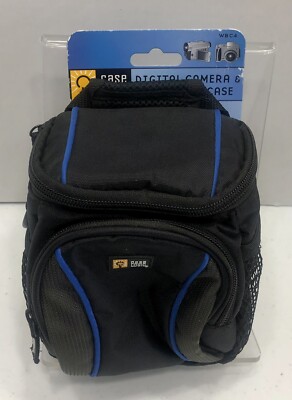 Case Logic Digital Camera & Camcorder Case WBC4 Blue Trim New Missing Strap