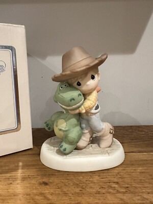 Disney Precious Moments Toy Story ''Unsere Liebe wird niemals aussterben'' Woody & Rex 