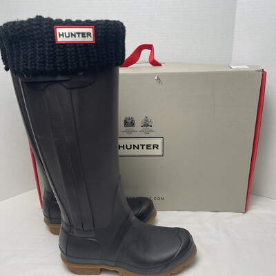 Women's Hunter Original Tall Dark Chocolate Rain Winter Boot