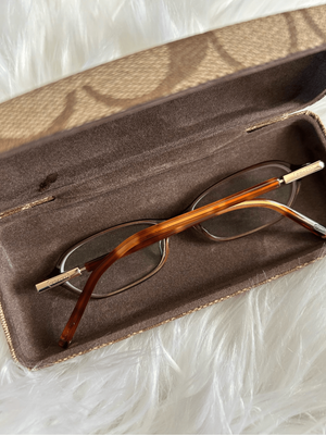 Coach Margarete toffee Eyeglasses Frames Full Rim  display picture 3