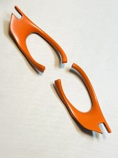 NEW CUSTOM ORANGE SIDE SHIELD BLINDERS FOR OAKLEY JULIET SUNGLASSES X-METAL RARE