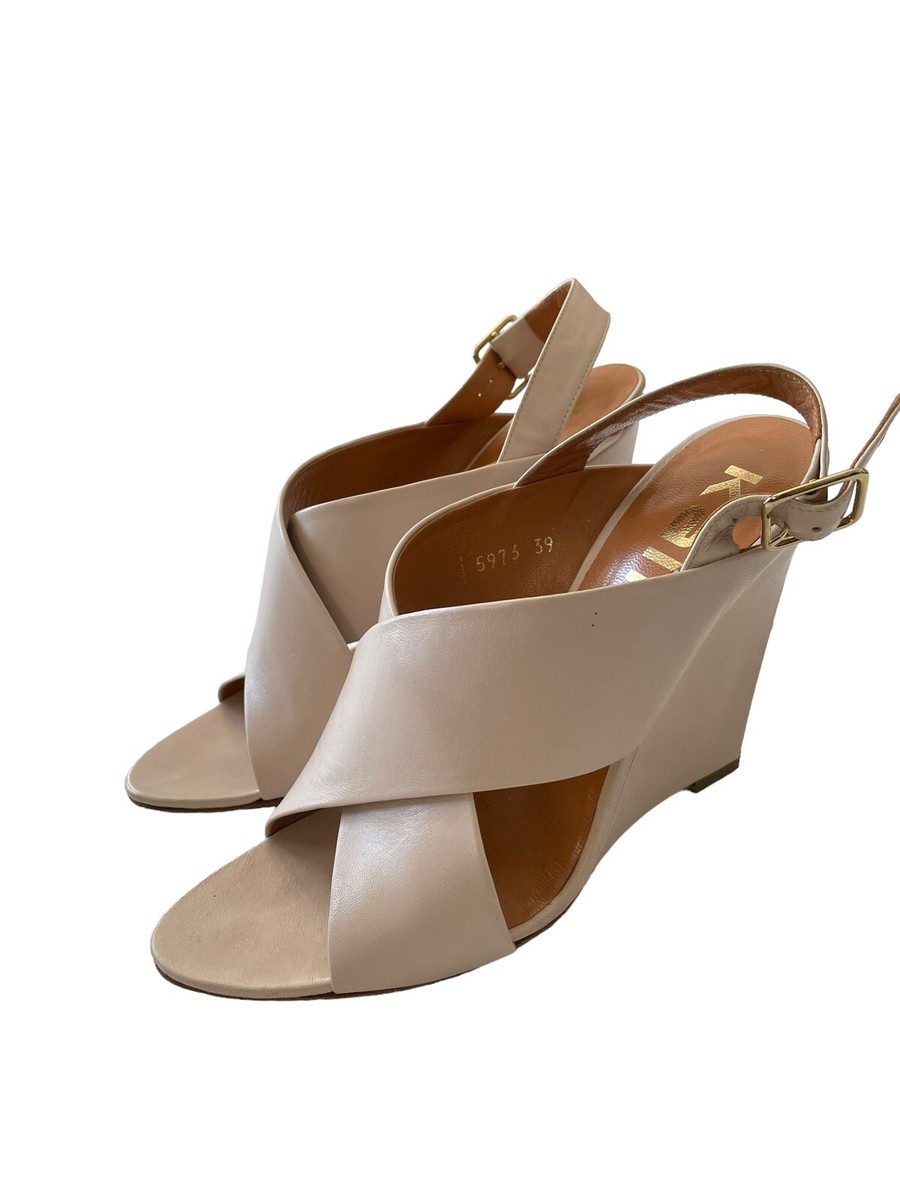 Kalliste High Heel Shoes Leather Made In Italy Size 8 US 39 Kalliste High Heel Shoes Leather Made In Italy Size 8 US 39