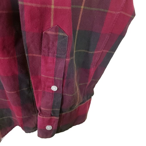 Ralph Lauren Mens Button Down Shirt Size XL Red Plaid Long Sleeve Classic Fit - Picture 5 of 8