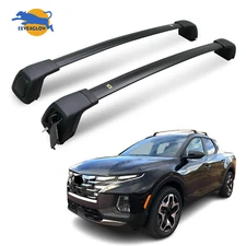 Lockable 165lb Crossbar Fit for 2021-2024 Hyundai Santa Cruz Roof Rack Top Cargo