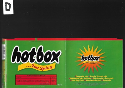 Maxi CD Hotbox...Too Spicy aus dem Jahr 1996 CD ist im guten zustand