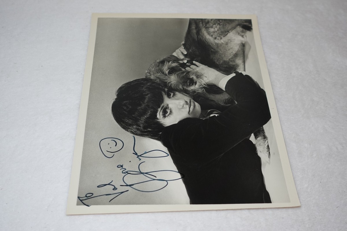 Liza Minnelli SIGNED With Dog Rare Vintage Original Photo | eBay
