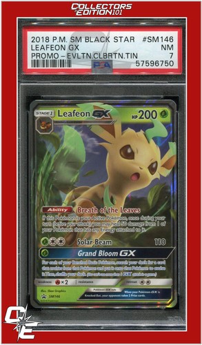 Leafeon-GX graded PSA 7 for sale on eBay