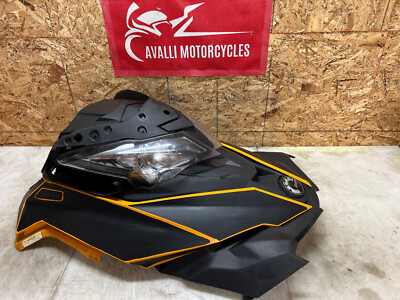 13 2013 SKIDOO SKI DOO SUMMIT 800 E-TEC 154 HOOD FRONT COWL INTAKE HEADLIGHTS