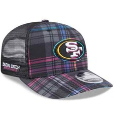 San Francisco 49ers New Era Crucial Catch Sideline 9SEVENTY Trucker Hat Cap
