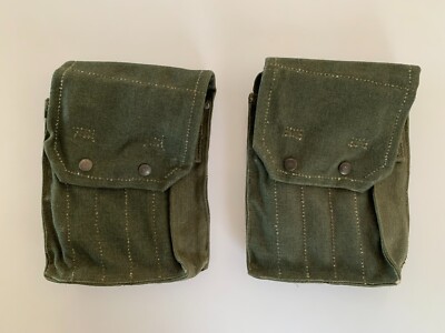 VTG Old French MAT 49 Ammo Mag Pouch Indochina Algeria Armée Army