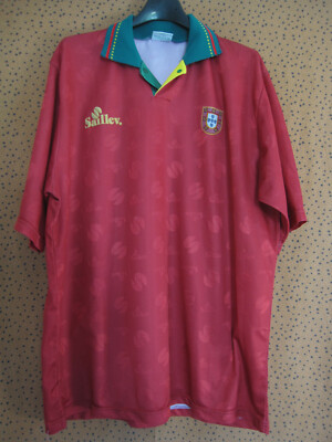 Maillot Vintage Portugal Saillev, Taille XXL, Football Shirt Rétro