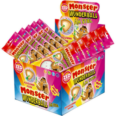 DOK Monster Wunderball Fruity am Stiel 16x60 g Bt.