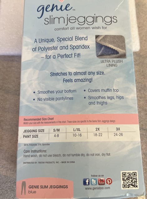 Genie Slim Jeggings Size 2x 2 Pair 