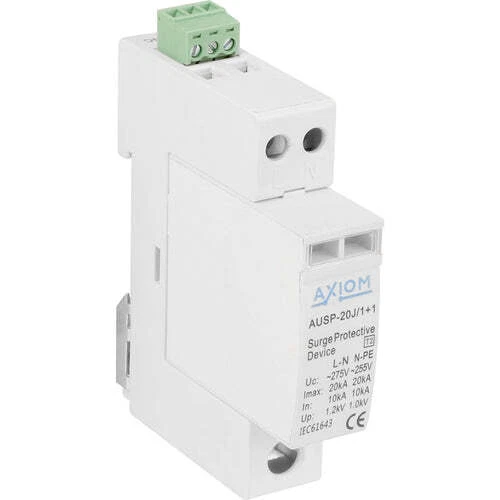 Axiom Surge Protection Device 40kA SPD Type 2 Surge Arrested Din Rail