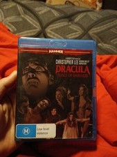 DRACULA Prince of Darkness Blu-ray Rare Christopher Lee 2-Disc Region B Like New