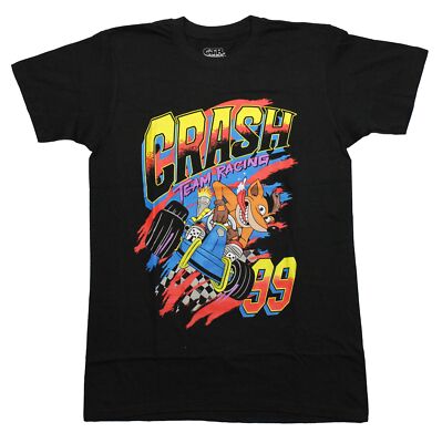 Crash Bandicoot New Adult T-Shirt- Crash Team Racing 99 Color